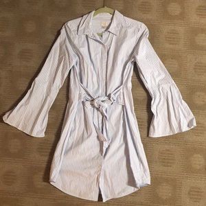 a new day Long Sleeve Striped Dress